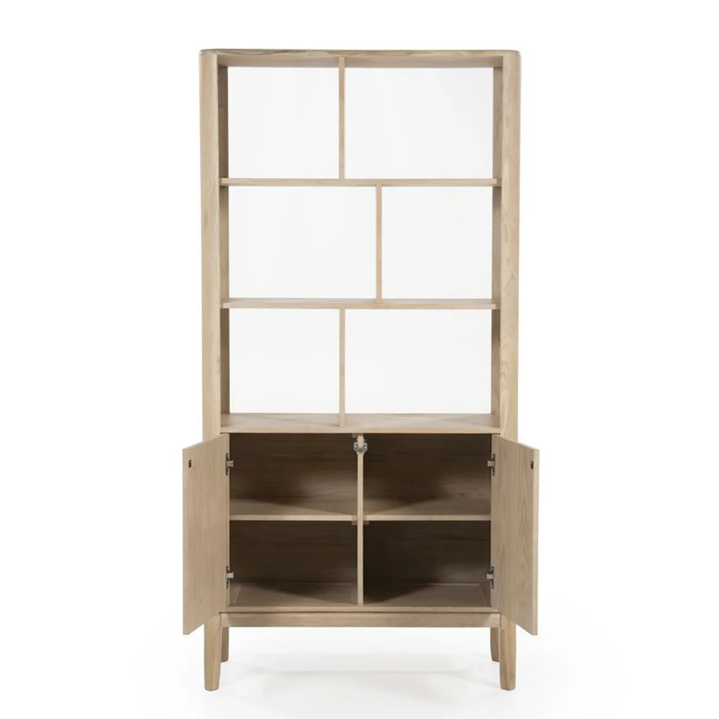 Boekenkast Harvey Eikenhout 180 x 90 cm - Naturel - Loft24.nl