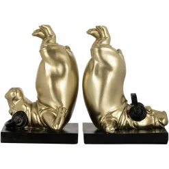 Boekenstandaard Hippo kleur Goud - Loft24.nl