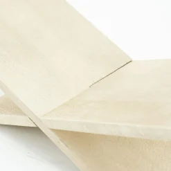 Boekenstandaard Tee Mangohout - Naturel - Loft24.nl