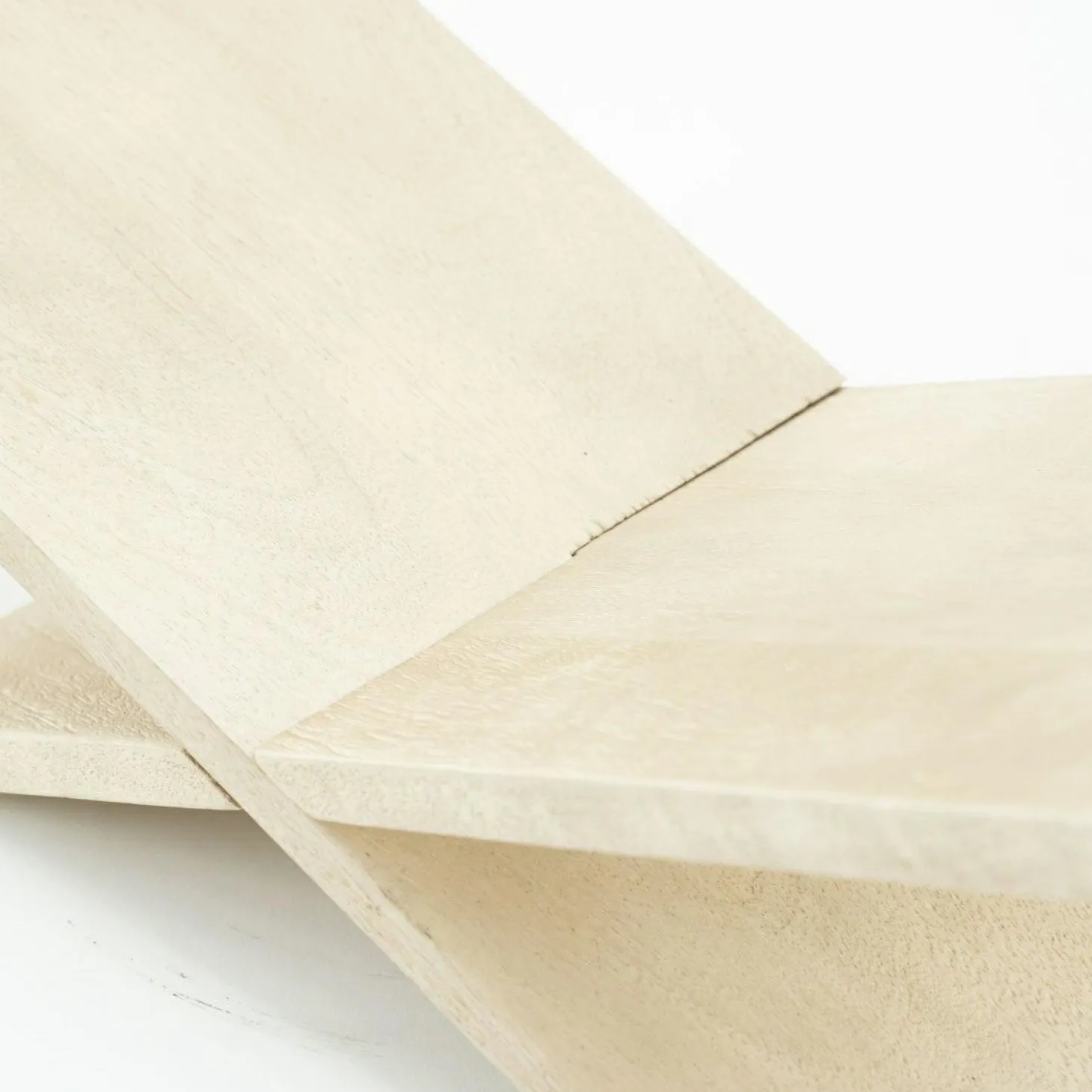 Boekenstandaard Tee Mangohout - Naturel - Loft24.nl