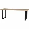 Boomstam Eettafel Tablo met U-poot 220cm - Loft24.nl