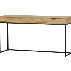 Bureau Silas Eiken, 140 x 44cm, kleur Naturel - Loft24.nl