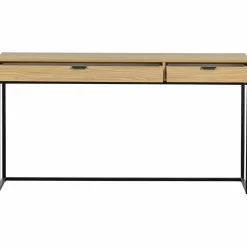 Bureau Silas Eiken, 140 x 44cm, kleur Naturel - Loft24.nl