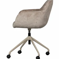 Bureaustoel Morros Chenille, kleur Taupe - Loft24.nl