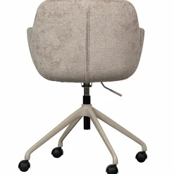 Bureaustoel Morros Chenille, kleur Taupe - Loft24.nl