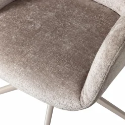 Bureaustoel Morros Chenille, kleur Taupe - Loft24.nl