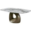 Deens Ovale Eetkamertafel Castello met gouden poot - 200 cm - Loft24.nl