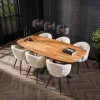 Deens Ovale Eettafel Arhus Solid 180cm - Acaciahout - Loft24.nl