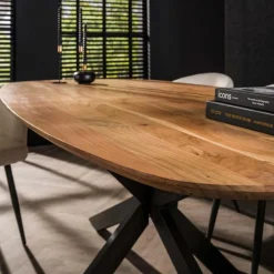 Deens Ovale Eettafel Arhus Solid 180cm - Acaciahout - Loft24.nl