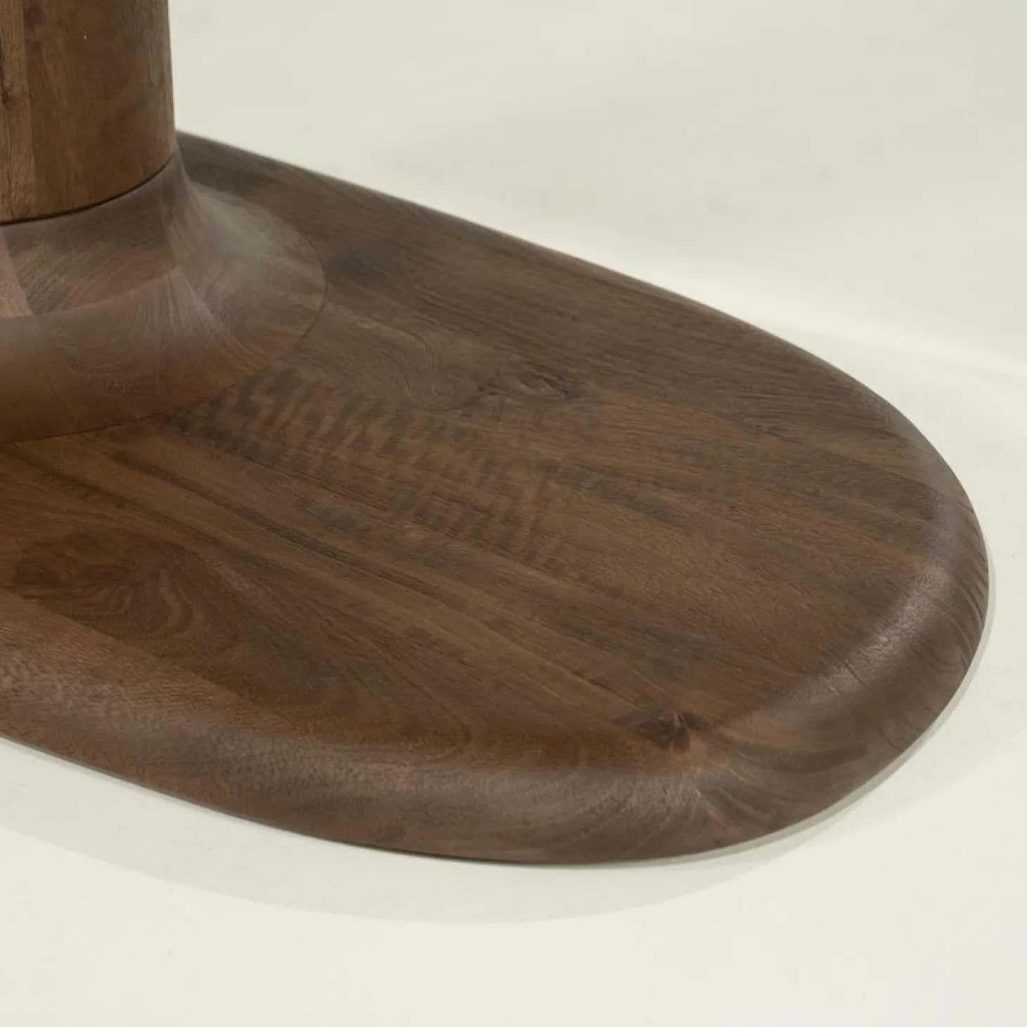 Deens Ovale Eettafel Coco Mangohout 180 x 110 cm - Lichtbruin - Loft24.nl