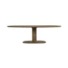 Deens Ovale Eettafel Coco Mangohout 240 x 110 cm - Lichtbruin - Loft24.nl