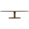 Deens Ovale Eettafel Coco Mangohout 300 x 110 cm - Lichtbruin - Loft24.nl
