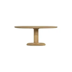 Deens Ovale Eettafel Coco Mangohout 180 x 110 cm - Naturel - Loft24.nl