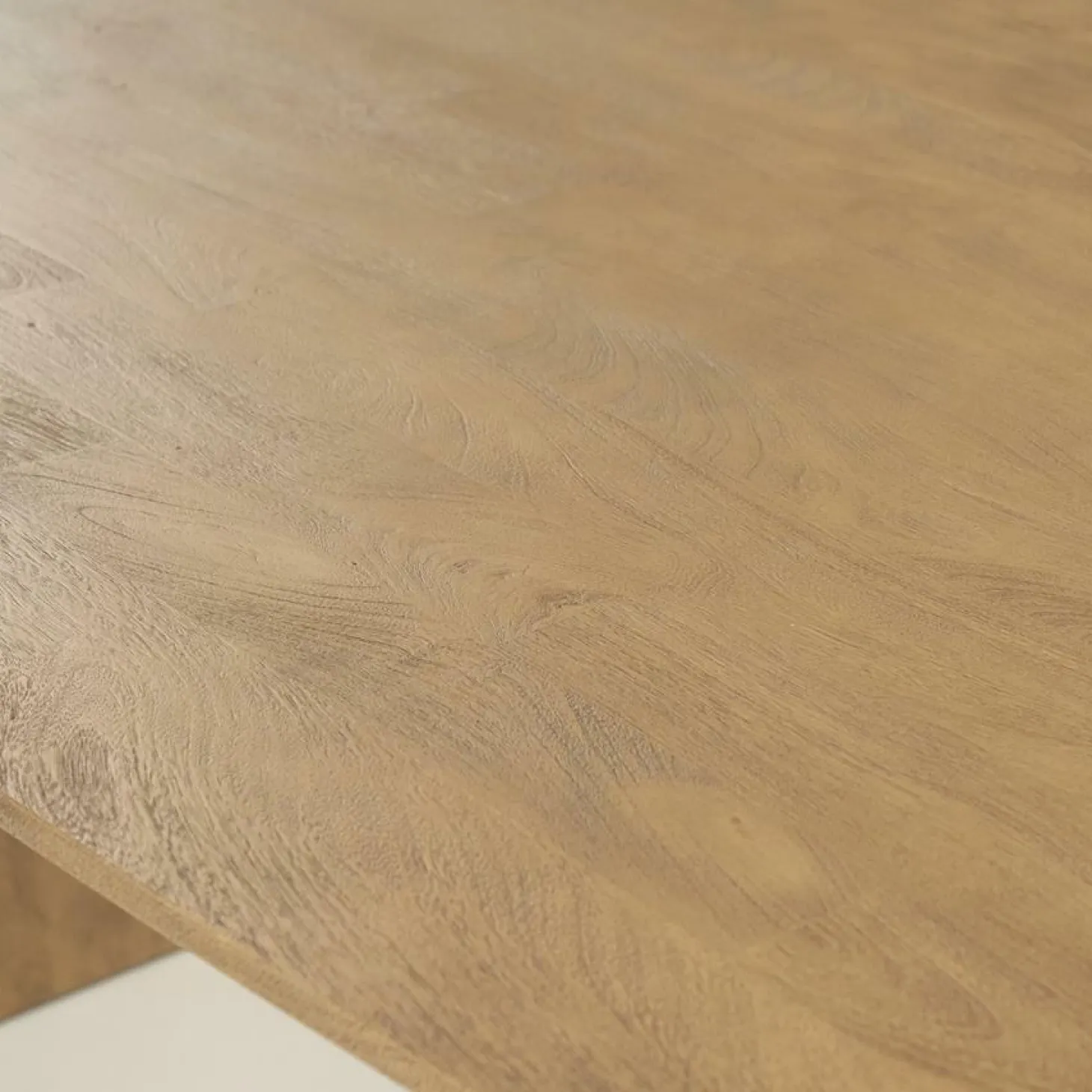 Deens Ovale Eettafel Lune Mangohout 300 x 105 cm - Naturel - Loft24.nl