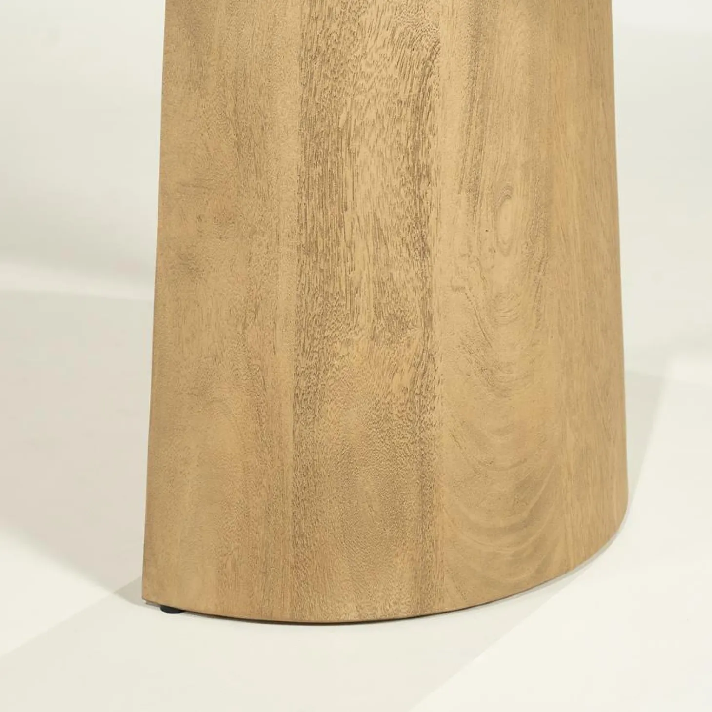 Deens Ovale Eettafel Lune Mangohout 300 x 105 cm - Naturel - Loft24.nl