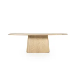 Deens Ovale Eettafel Nola Eikenhout 250 x 110 cm - Naturel - Loft24.nl