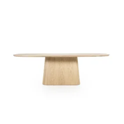 Deens Ovale Eettafel Nola Eikenhout 250 x 110 cm - Naturel - Loft24.nl