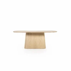 Deens Ovale Eettafel Nola Eikenhout 200 x 110 cm - Naturel - Loft24.nl