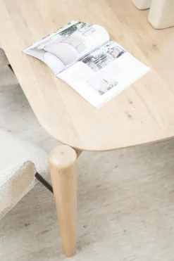 Deens Ovale Eettafel Selbu 200 x 100cm - kleur Naturel - Loft24.nl