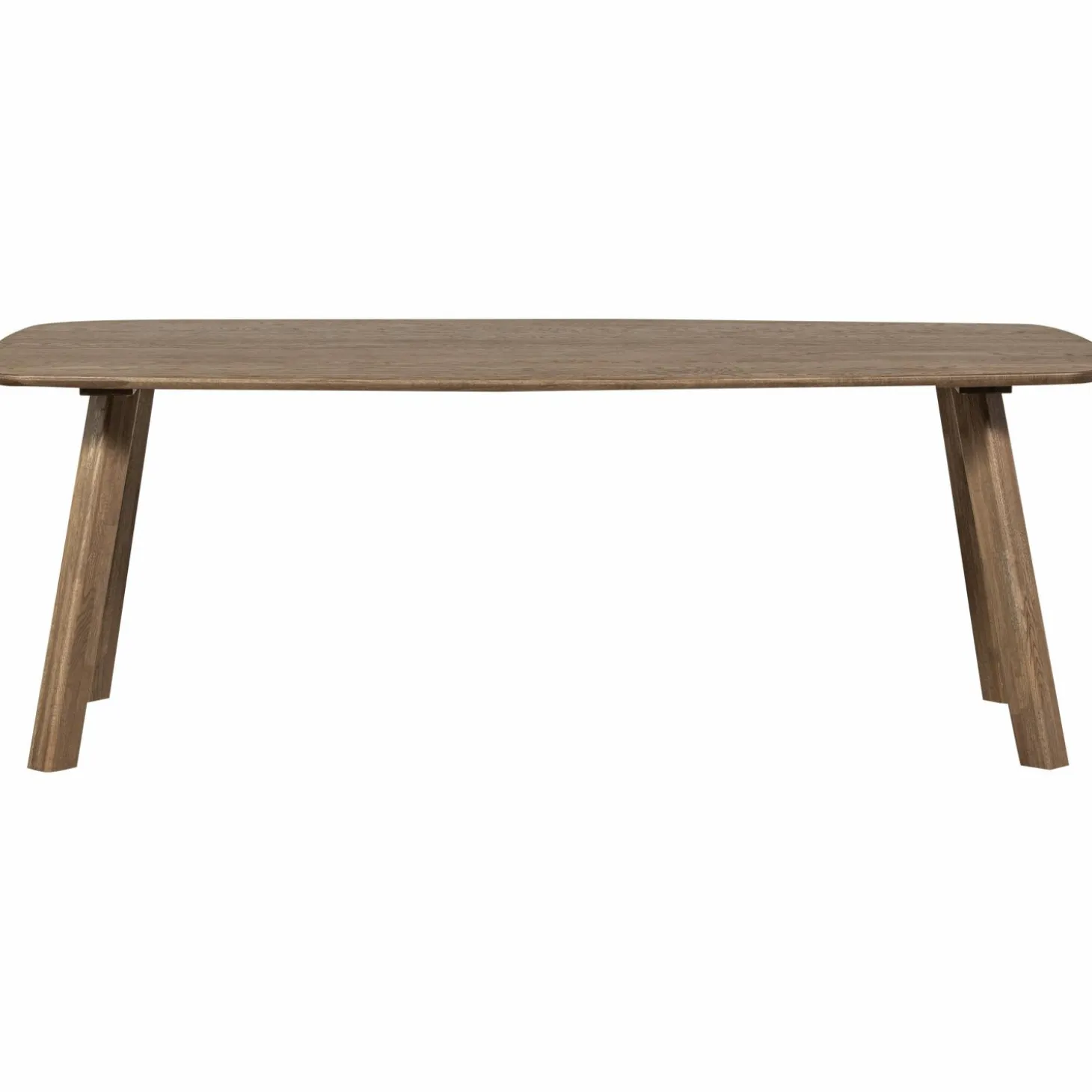 Deens Ovale Eettafel Tablo Eikenhout, Met Haarlem 4-standen poot - 180 cm - Cashmere Brown - Loft24.nl