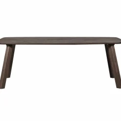 Deens Ovale Eettafel Tablo Eikenhout, Met Haarlem 4-standen poot - 220 cm - Mystic Brown - Loft24.nl