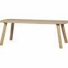 Deens Ovale Eettafel Tablo Eikenhout, Met Haarlem 4-standen poot - 220 cm - Transparant - Loft24.nl
