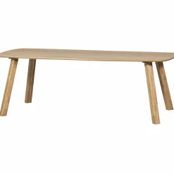 Deens Ovale Eettafel Tablo Eikenhout, Met Haarlem 4-standen poot - 220 cm - Transparant - Loft24.nl