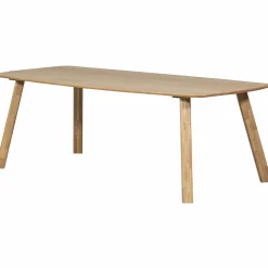 Deens Ovale Eettafel Tablo Eikenhout, Met Haarlem 4-standen poot - 220 cm - Transparant - Loft24.nl