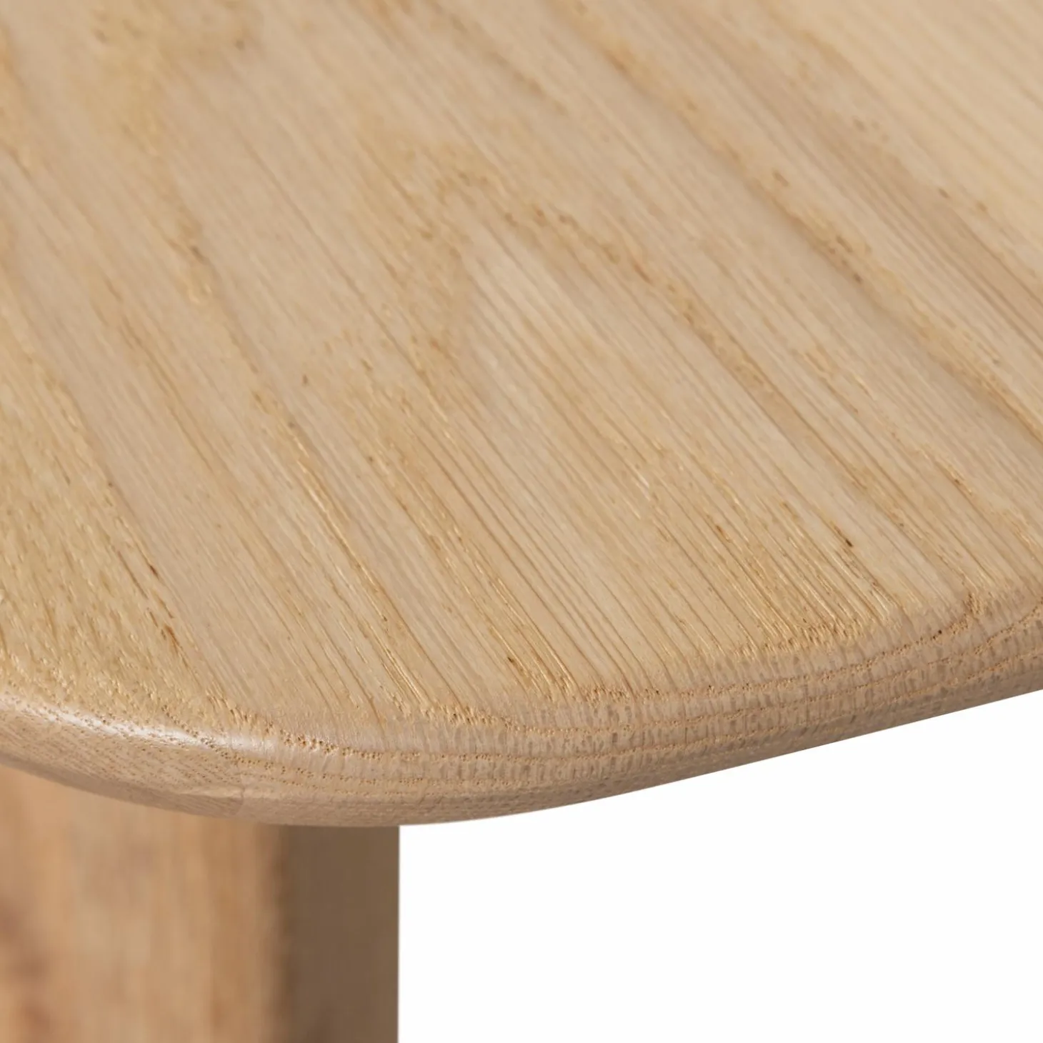 Deens Ovale Eettafel Tablo Eikenhout, Met Haarlem 4-standen poot - 220 cm - Transparant - Loft24.nl