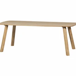 Deens Ovale Eettafel Tablo Eikenhout, Met Haarlem 4-standen poot - 180 cm - Transparant - Loft24.nl