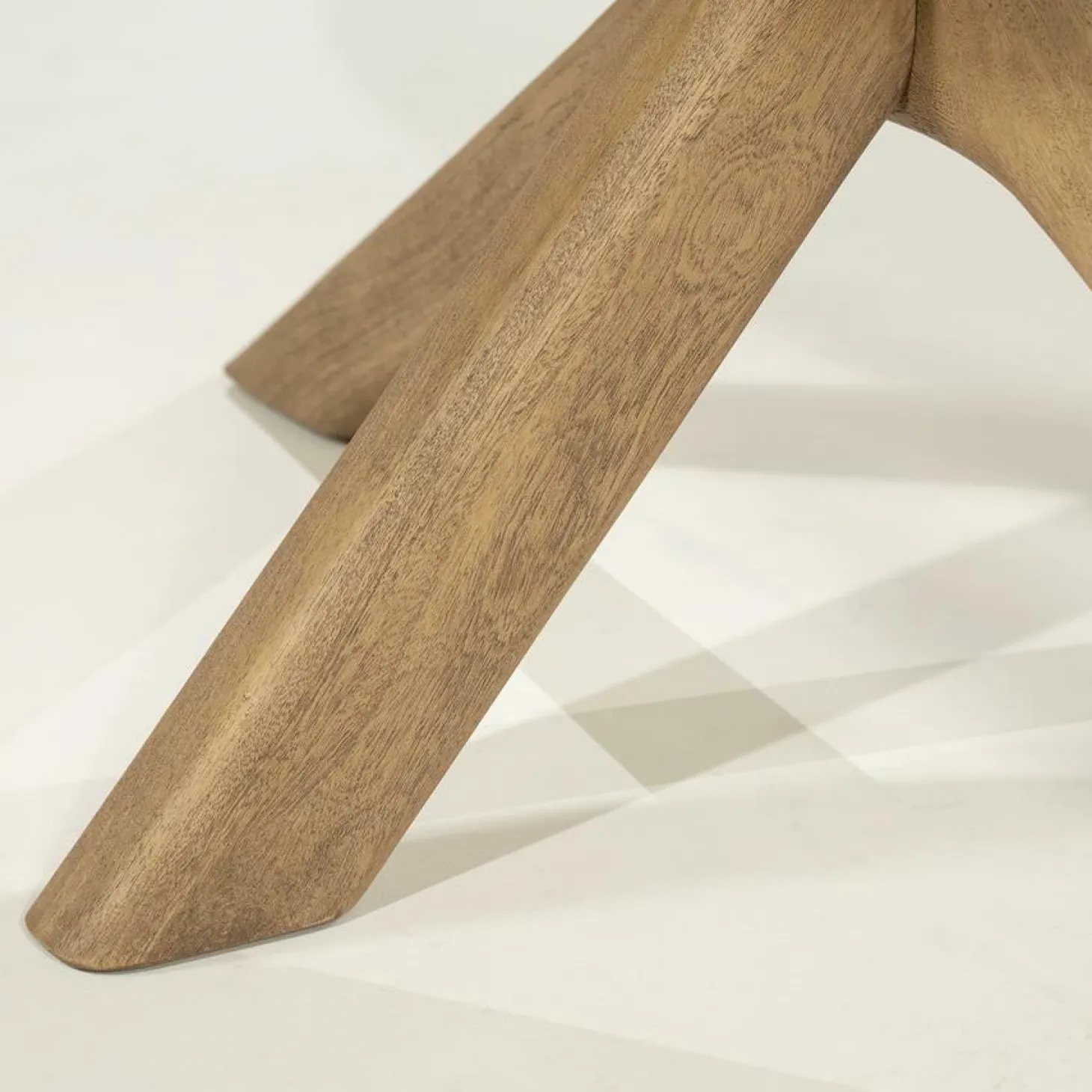 Deens Ovale Eettafel Tycho Mangohout 260 x 110 cm - Naturel - Loft24.nl