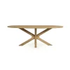 Deens Ovale Eettafel Tycho Mangohout 210 x 110 cm - Naturel - Loft24.nl