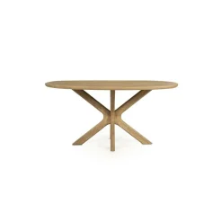 Deens Ovale Eettafel Tycho Mangohout 160 x 110 cm - Naturel - Loft24.nl