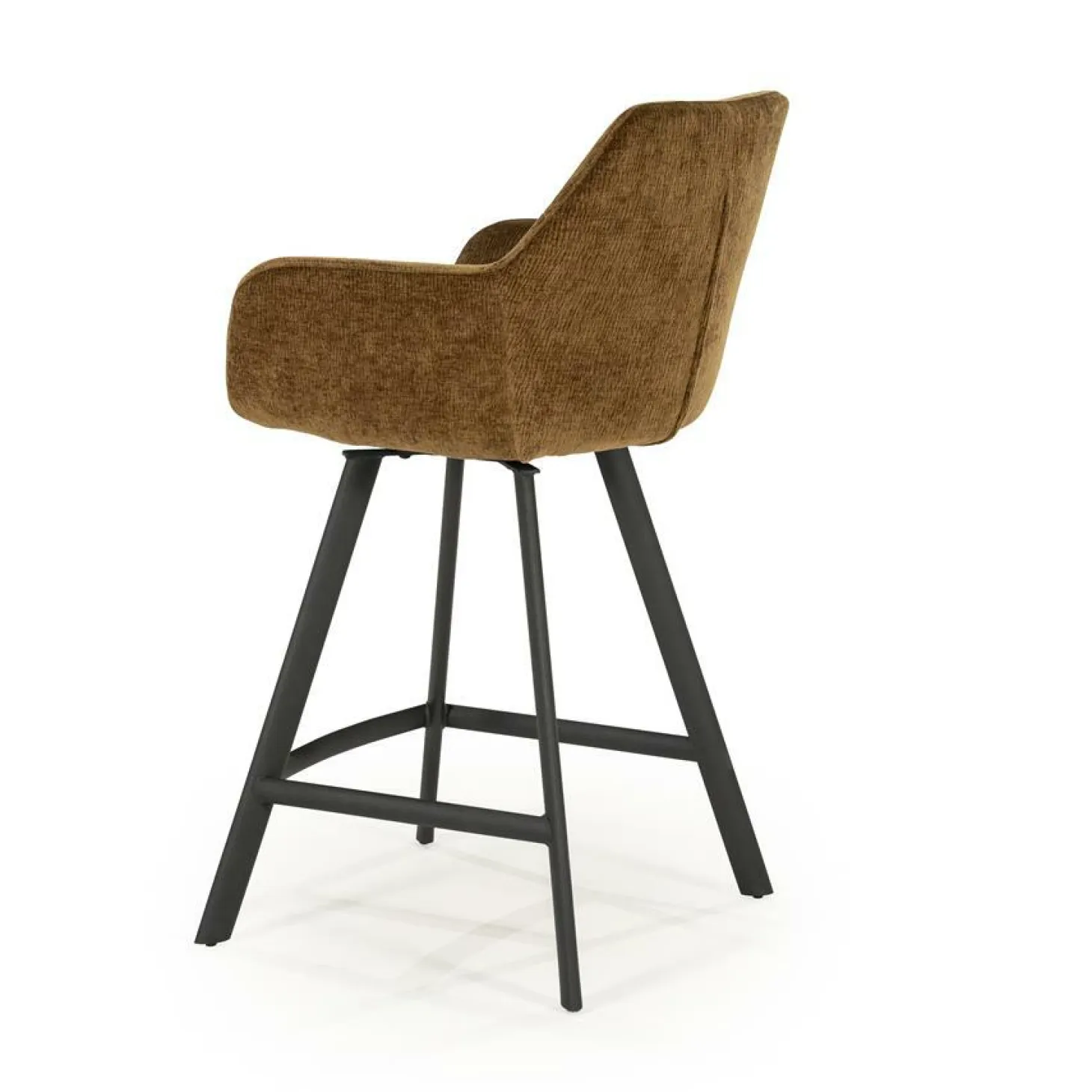 Draaibare Barkruk Bliss - Mosterd (zithoogte 69cm) - Loft24.nl