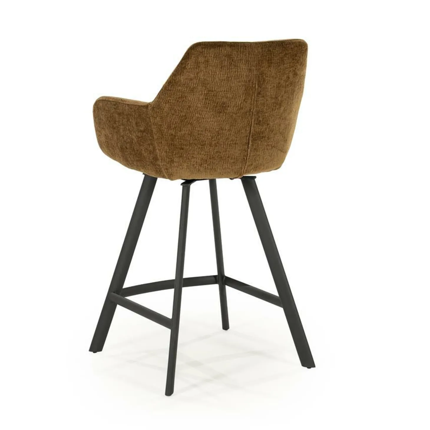 Draaibare Barkruk Bliss - Mosterd (zithoogte 69cm) - Loft24.nl
