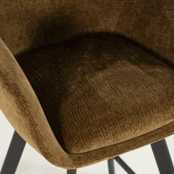 Draaibare Barkruk Bliss - Mosterd (zithoogte 69cm) - Loft24.nl