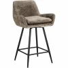 Draaibare Barstoel Linsey Stone - zithoogte 68cm - Loft24.nl