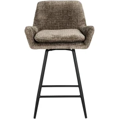 Draaibare Barstoel Linsey Stone - zithoogte 68cm - Loft24.nl