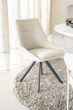 Draaibare Eetkamerstoel Bliss - Beige - Loft24.nl