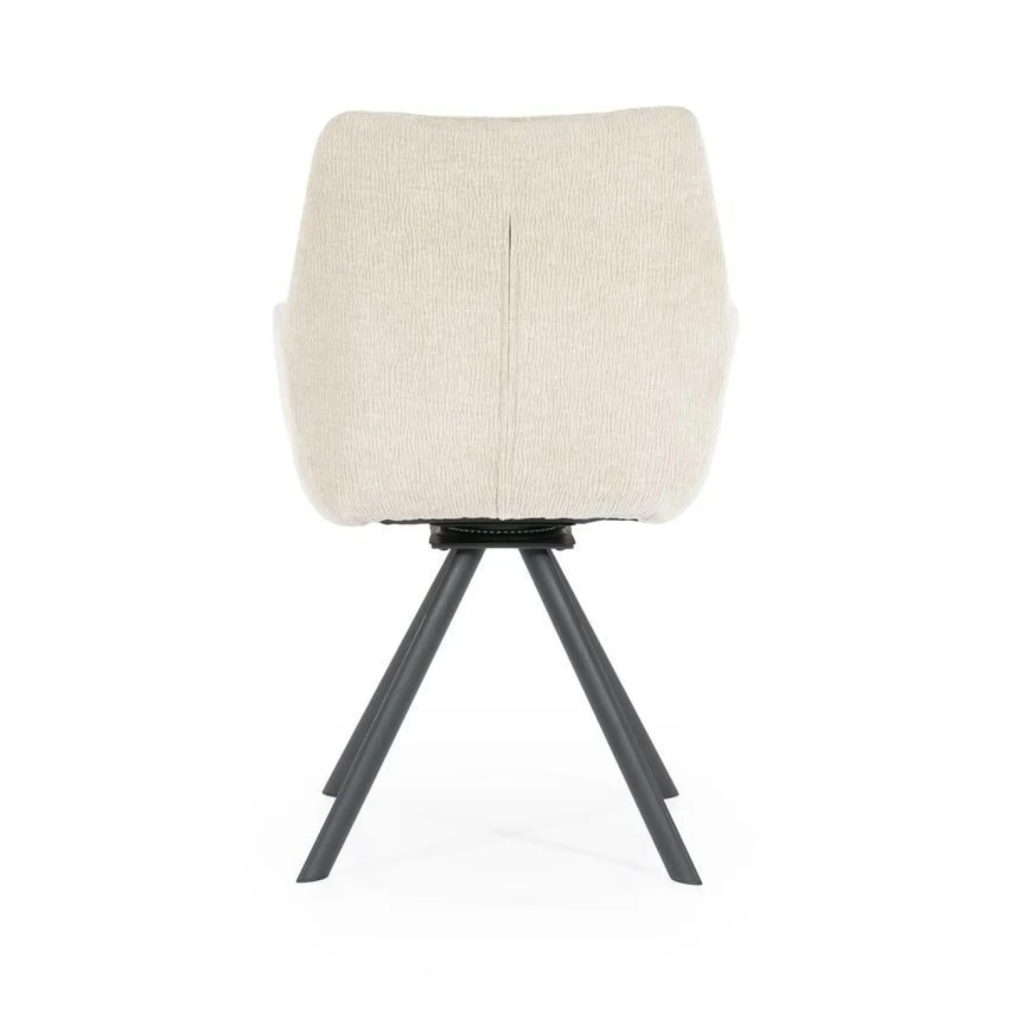 Draaibare Eetkamerstoel Bliss met armleuning- Taupe - Loft24.nl