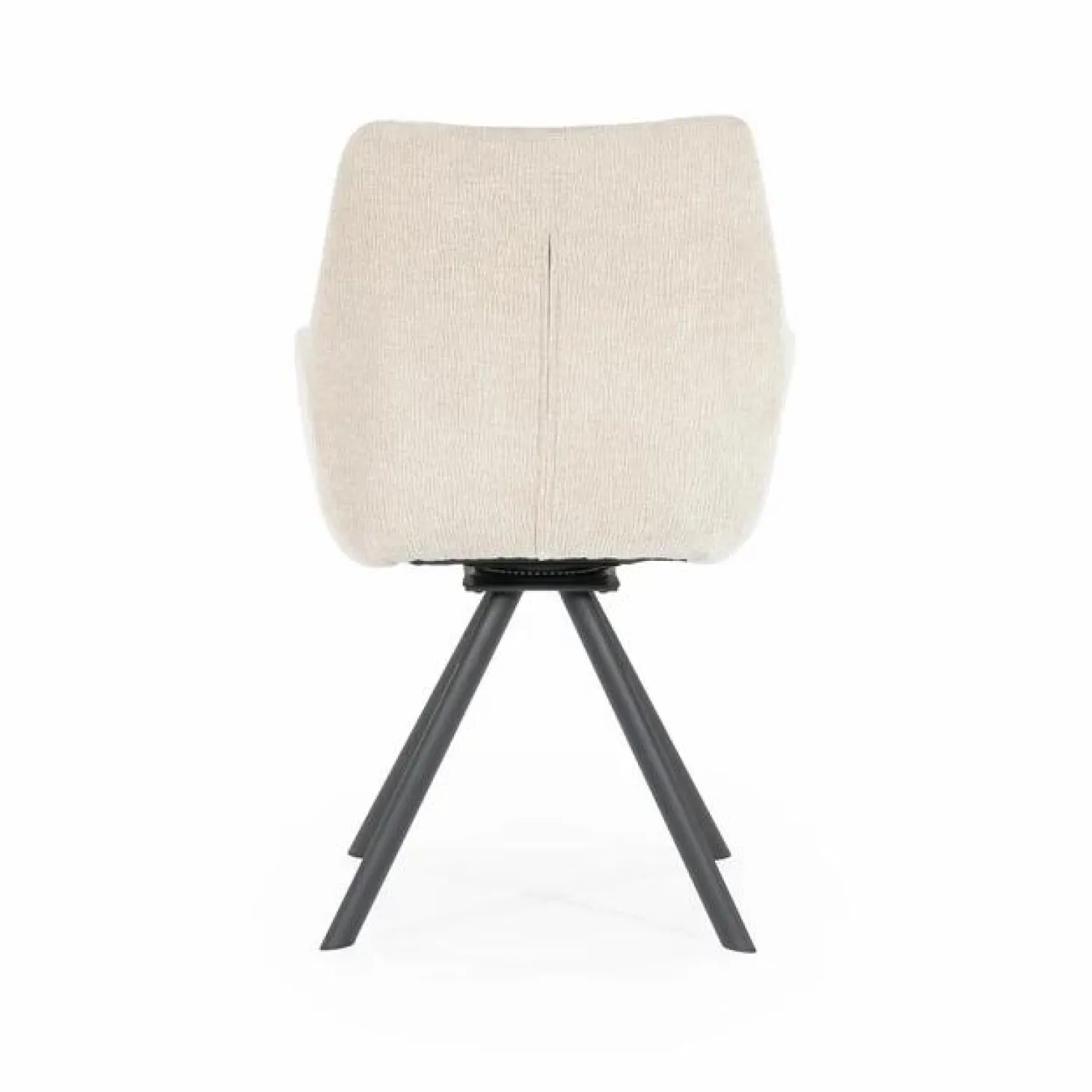 Draaibare Eetkamerstoel Bliss met armleuning- Taupe - Loft24.nl