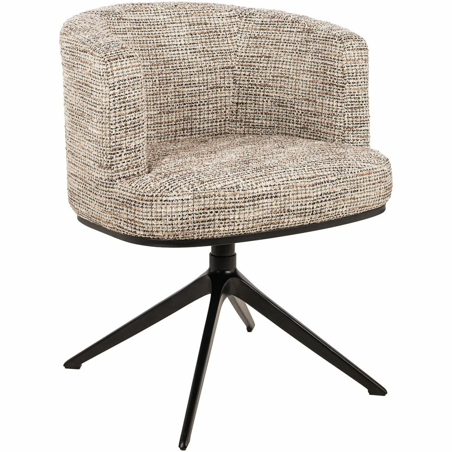Draaibare Eetkamerstoel Cheyenne kleur Nature - Loft24.nl