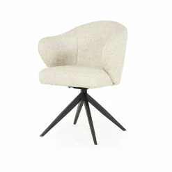 Draaibare Eetkamerstoel Connor kleur Beige - Loft24.nl