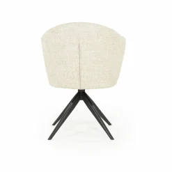 Draaibare Eetkamerstoel Connor kleur Beige - Loft24.nl