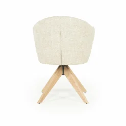 Draaibare Eetkamerstoel Connor kleur Beige - Loft24.nl