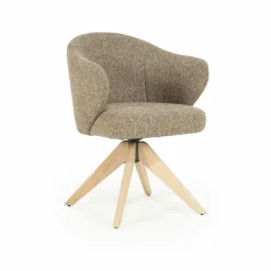 Draaibare Eetkamerstoel Connor kleur Beige - Loft24.nl
