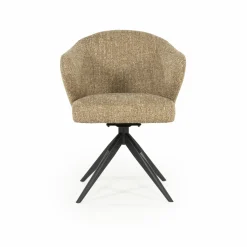Draaibare Eetkamerstoel Connor kleur Beige - Loft24.nl