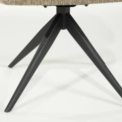 Draaibare Eetkamerstoel Connor kleur Beige - Loft24.nl