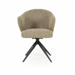 Draaibare Eetkamerstoel Connor kleur Beige - Loft24.nl