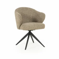 Draaibare Eetkamerstoel Connor kleur Beige - Loft24.nl